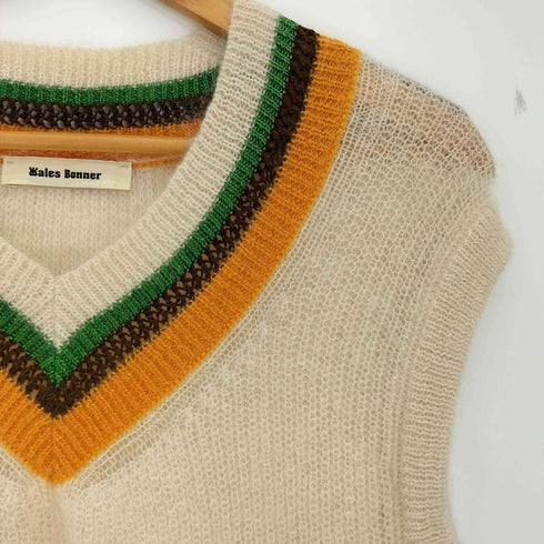 ウェールズボナー WALES BONNER 22ss VOLTA JAZZ Knitted-Vest 異素材混紡 ニットべスト メンズ  5